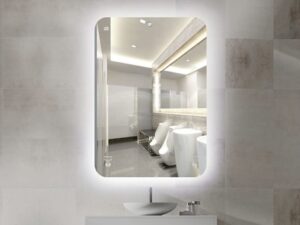 Mirror with light