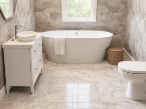 Bathroom flooring